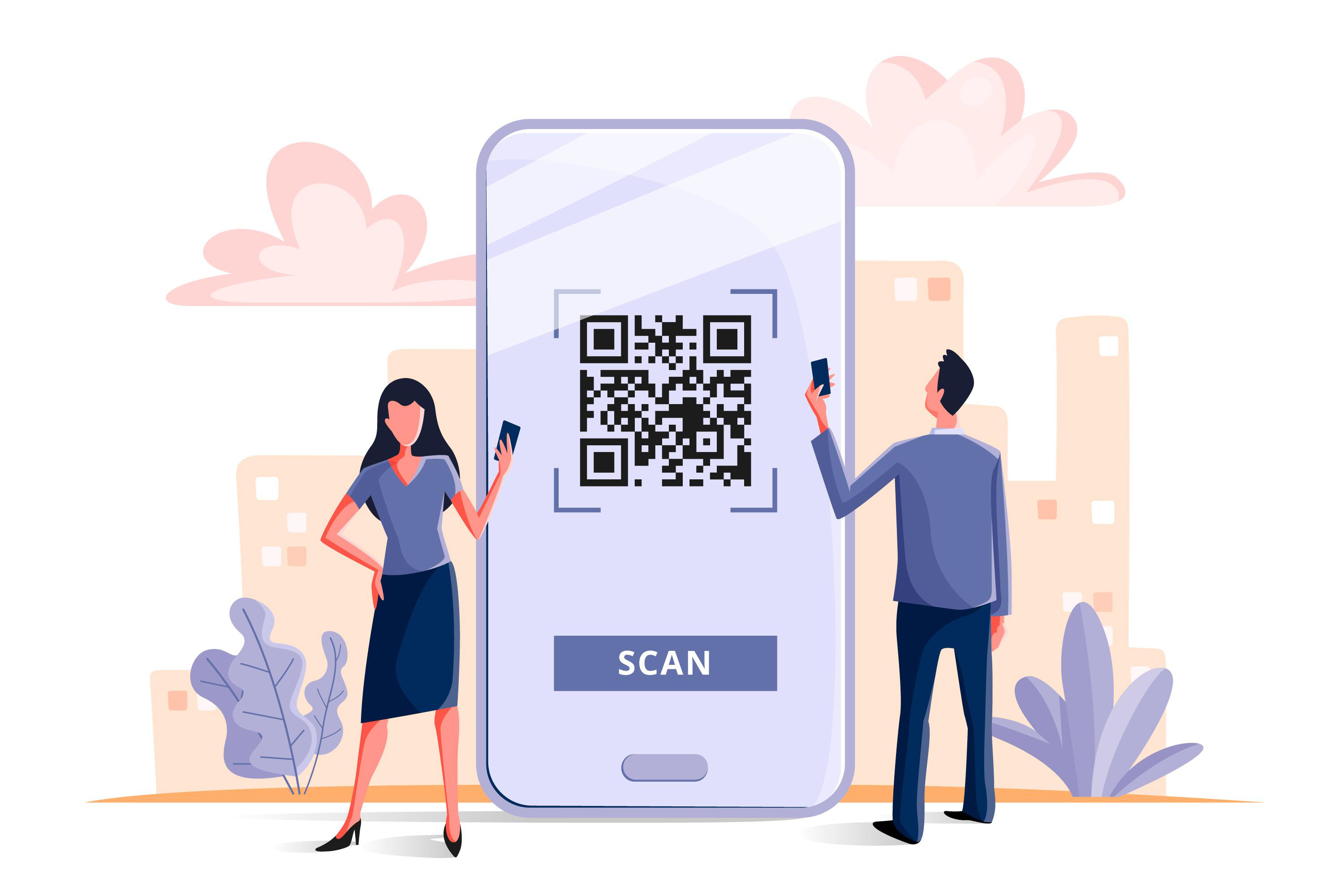 Screenshot of the QR code generator page